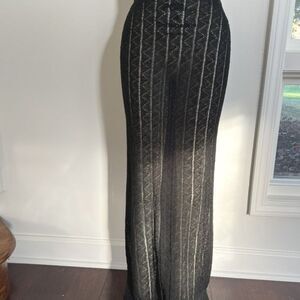 Black Crochet Skirt (Coverup)